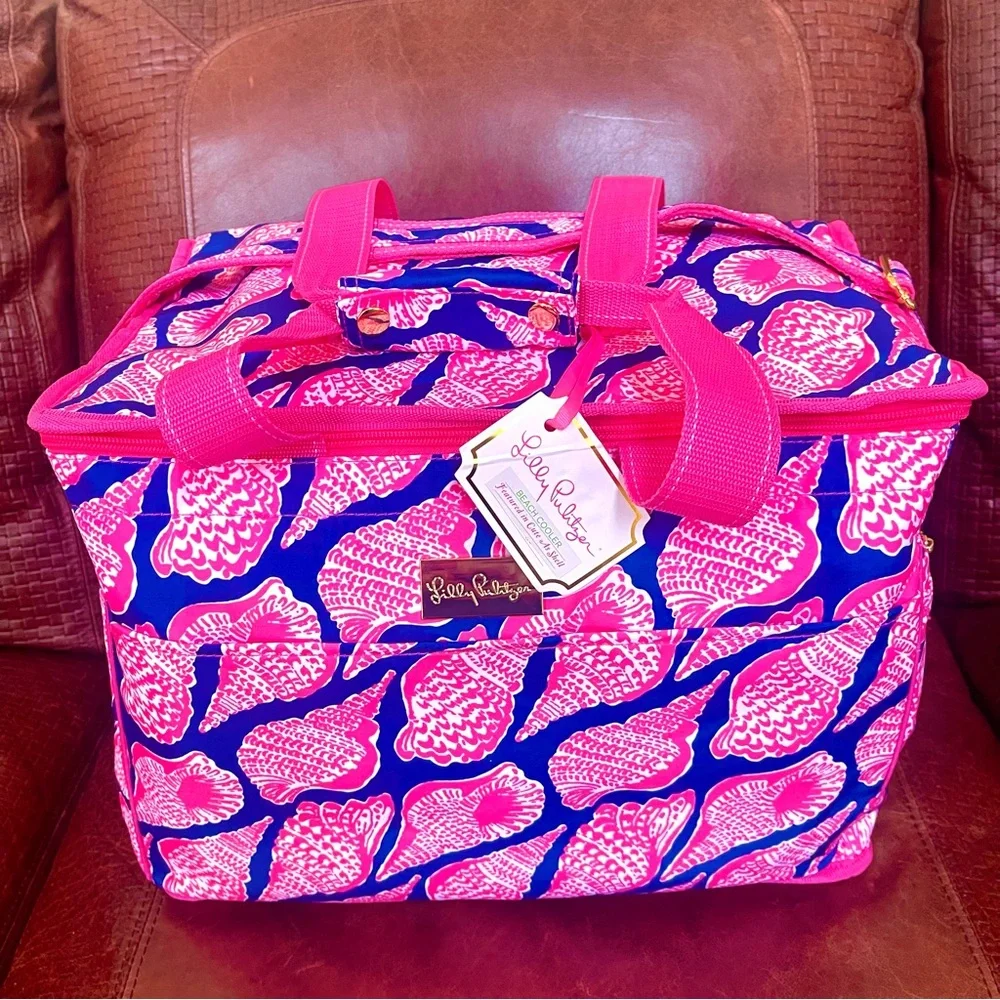NWT Lilly Pulitzer Insulated Beach Picnic Cooler Tote Shoulder Bag